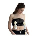 Medela Easy Expression Hands-free Bustier, Black (Medium)