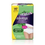 Always Bladder Protection 32 S/M Underwear Maximum Absorption - Ideal For All-day Dryness And Protection And Postpartum Recovery