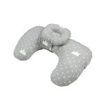 Miracle Baby Grey Crown design Breastfeeding Pillow