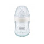 NUKNature Sense Glass Baby Bottle with Temperature Control Small Flow 120ml