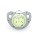 NUK Trendline ليلة بالارض مقبض الباب سيليكون مصاصة 0-6M