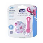 Chicco Soother Chain Pink 0 Months+ – Safe Pacifier Holder for Babies