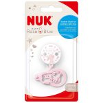 NUK Baby Rose Pacifier Chain Clip with Ring (Pink)