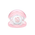 Nuk silicone pacifier+box rose 0-6 month