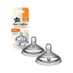 Tommee Tippee Closer to Nature 2 Fast Flow Teats 6m+