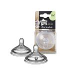 تومي تيبي استبدال الحلمة س 2 0 + م تدفق بطيء من   تومي تيبي-TOMMEE TIPPEE