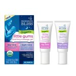 Mommys Bliss Organic Little Gums Soothing Massage Gel For Teething Pain Relief, Day/Night Pack For 2 months & above , 2 Tubes, 0.53 oz (15 g) Each