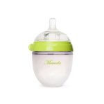 Newborn Baby Soft Silicone Milk Bottle 150ml - Green