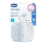 Chicco Skin-to-Skin Nipple Shields 2pcs – Size M & L for Nursing Moms