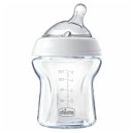 Chicco Premium Glass Baby Bottle – Easy-to-Clean for Newborns & Infants