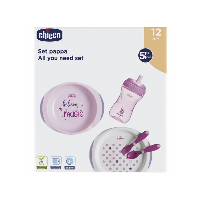 Chicco Baby Food All You Need Set 12m+ Blue