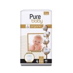 Pure Baby Organic Cotton Size 4-48pcs Maxi 7-16kg