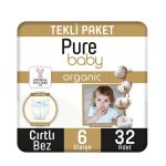 Pure Baby Organic Cotton Size 6-32pcs X-Large 15-27kg