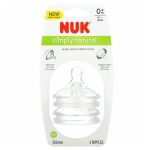 NUK Simply Natural Nipples 0 M+ Slow Flow