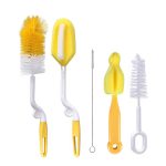 Adore Bottle Nipple and Straw Cleaning Kit Pack of 5, Multi Color