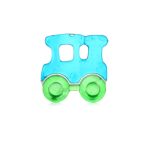Kidsme Water Filled Teether And Teething Toy For Gentle On Sore Gums – 3 M – Blue Train