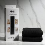 ⁦غطاء مولي للرضاعة الدافئ والمريح القابل للتنفس والمرن مع رقبة واسعة لرؤية سهلة للرضاعة - اسود⁩ - الصورة ⁦9⁩