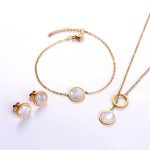 Mooli Stainless Steel Jewelry Set – Gold Plated