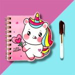Mooli Small Fairy Unicorn Notebook With Ballpen