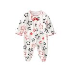 Arter’s 100% Cotton Baby Sleepsuit - Stars - Perfect For Sleep, Play, And Casual Daily Wear
