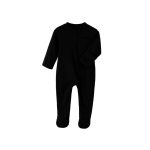 Arter’s 100% Cotton Baby Sleepsuit - Black - Perfect For Sleep, Play, And Casual Daily Wear