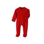 Arter’s 100% Cotton Baby Sleepsuit - Red -  Ideal For Pram Rides, Indoor Wear, Or Casual Outings
