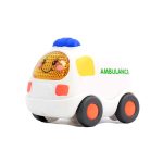 Kexta - GengFeng Cartoon Ambulance Car - White - 18m+