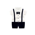 Arter’s 100% Cotton Baby Suspenders - Blue - Soft & Stylish Sleepwear for Infants