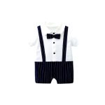 Arter’s 100% Cotton Baby Suspenders - Striped - Ideal For Photoshoots, Special Occasions, Or Daily Outfits