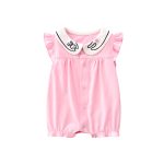 Arter’s 100% Cotton Baby Shortsleeve Sleepsuit - Rabbit - Ideal For Photoshoots, Special Occasions, Or Daily Outfits