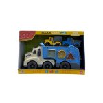 Kexta - GenfgFeng Cartoon Block Car Sandbox/Recycle Truck 18m+