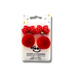 Mooli Girls Artistic Earring Collection For Birthdays , Holidays And Special Surprises – Ribbons - 2Pcs