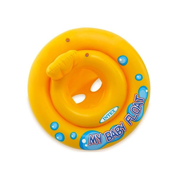 Intex  Multi-Color Baby Pool Float With Seat - Ideal For - 12-24 Months