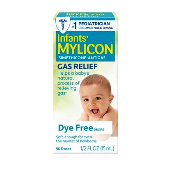 Mylicon Gas Relief Drops For Infants And Babies Dye Free Formula - 0.5 Ounce