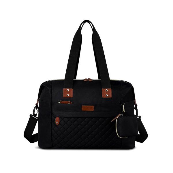 Pritent Large Mommy Maternity Travel Baby Tote For Mom And Dad - Black