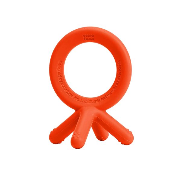 Comotomo Silicone Teether 3 + Months (Orange)