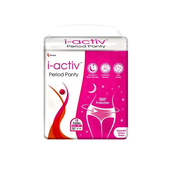 I-Activ Piramal Disposable Underwear Period Panties M-L ( Pack Of 10 )