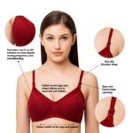MomToBe Woman's Cotton Multicolor Maternity Bra Combo - Pack of 3 - Image 2