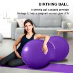 Kynobaby Peanut Ball for Expecting Moms – Improves Birthing Positions, Boosts Energy & Comfort During Labor – Strong PVC, Easy to Clean & Inflate - الصورة 10
