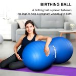Kynobaby Peanut Ball for Expecting Moms – Improves Birthing Positions, Boosts Energy & Comfort During Labor – Strong PVC, Easy to Clean & Inflate - الصورة 3