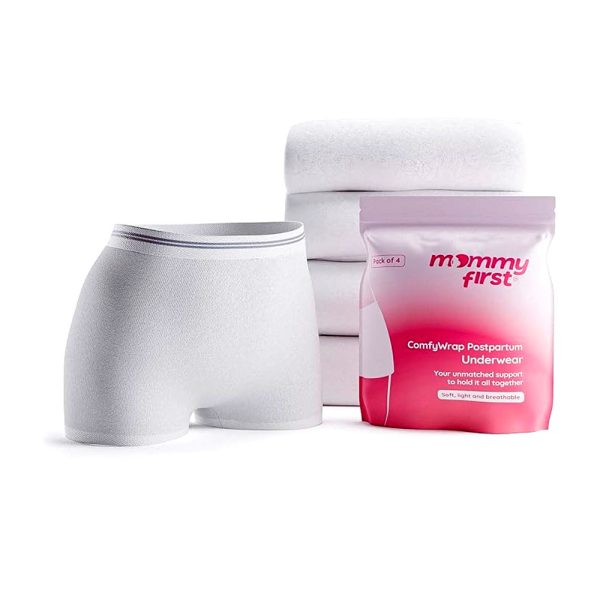Mommy First ComfyWrap Postpartum Underwear - Pack of 4