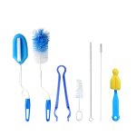 MoonBaby 7in1 Bottle Nipple Brush Cleaner - Blue