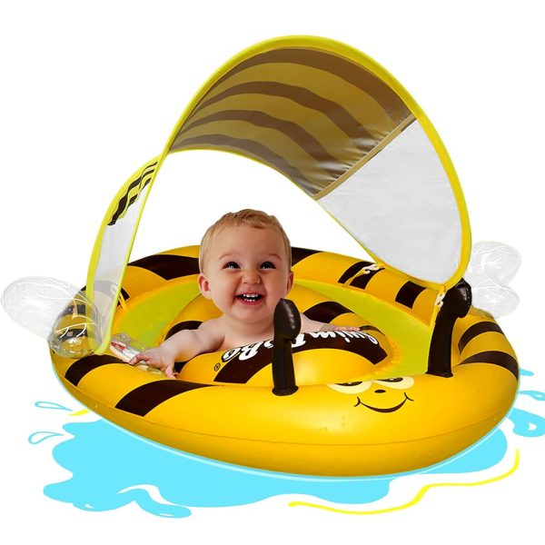 Swimbobo Bee Swimming Float With Canopy - 6-36M - 19cm