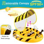 Swimbobo Bee Swimming Float With Canopy - 6-36M - 19cm - Image 2