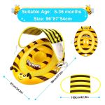 Swimbobo Bee Swimming Float With Canopy - 6-36M - 19cm - Image 6
