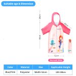 Swimbobo Mermaid Bath Towel - Pink - Image 4