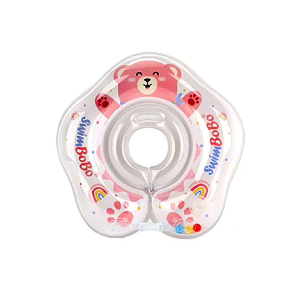 6971565953848-1 Swimbobo Bear Swimming Float - Pink - Image 1