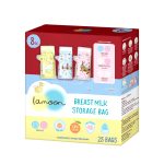 Lamoon Breast Milk Storage Bag 8oz – 240ml (25 Bags) - Bonvoyage Collection