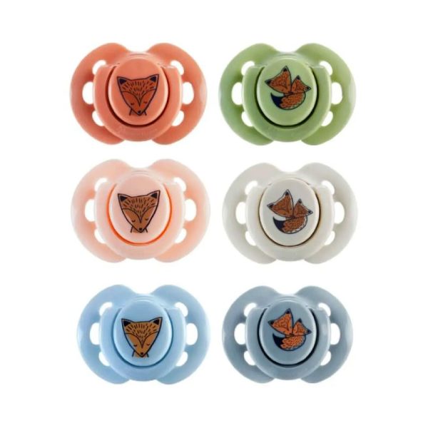 Tomee Tippee Fun Friends Soothers 0-6 Months 2 Pieces