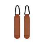 DKK Faux Leather Stroller Bag Holder - Light Brown - 2Pcs